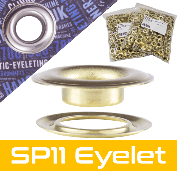 Selfpiercing Banner Eyelets 11mm Hole Hanolex