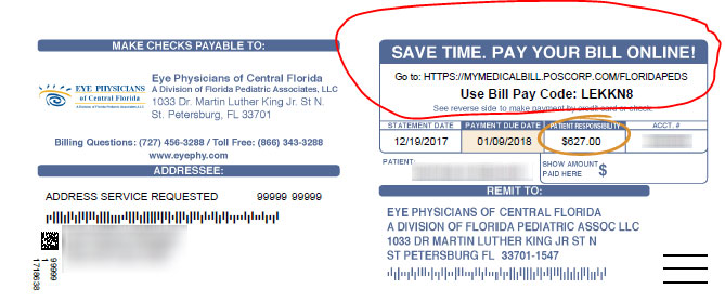 Pay Your Bill Eye Physicians of Central Florida