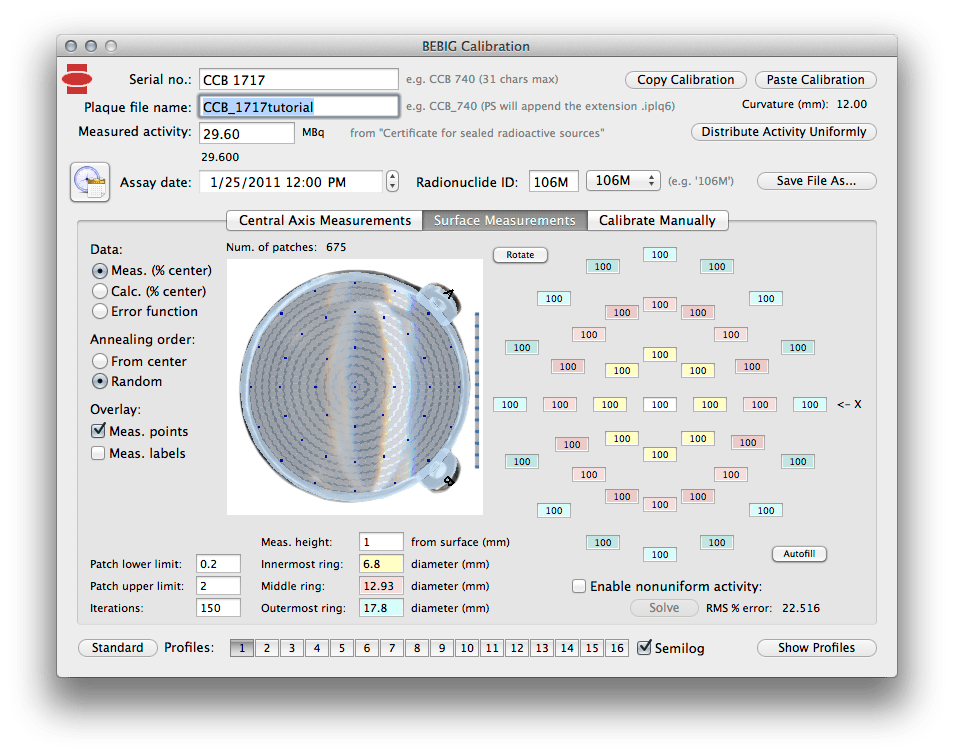 CCB 1717 Surface Measurements