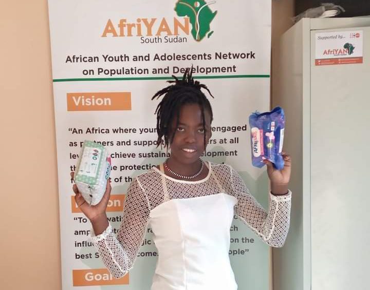 Donate sanitary pads for school girls advocacy group Eye Radio