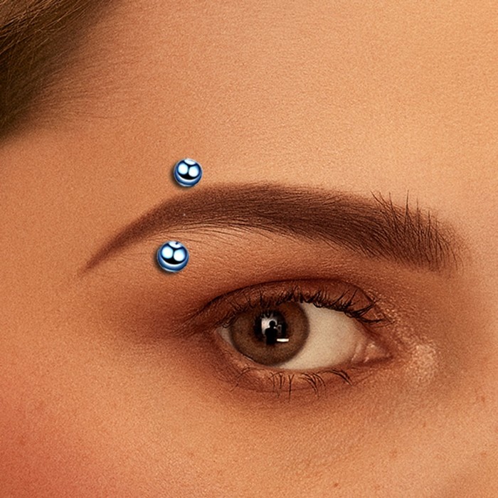 How eyebrow piercing is done?
