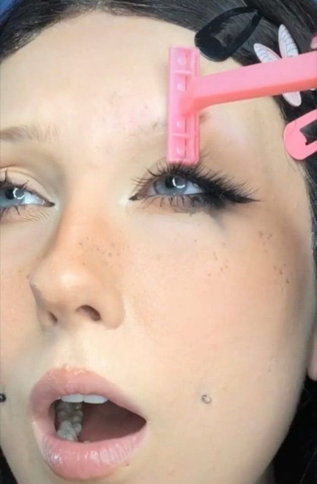 What happens if you shave your eyebrows with razor?