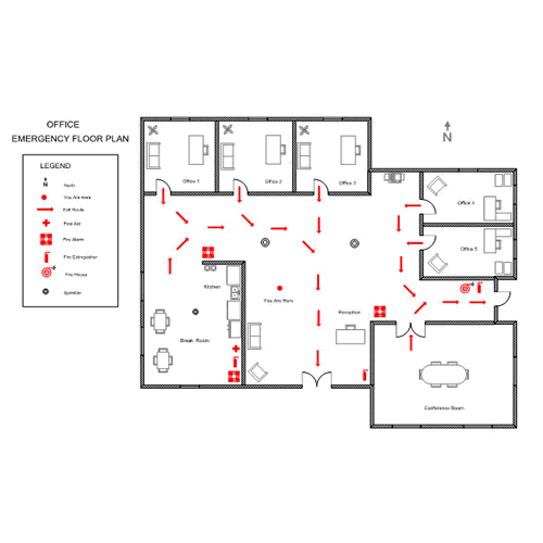 Readytouse Sample Floor Plan Drawings & Templates • Easy Blue Print