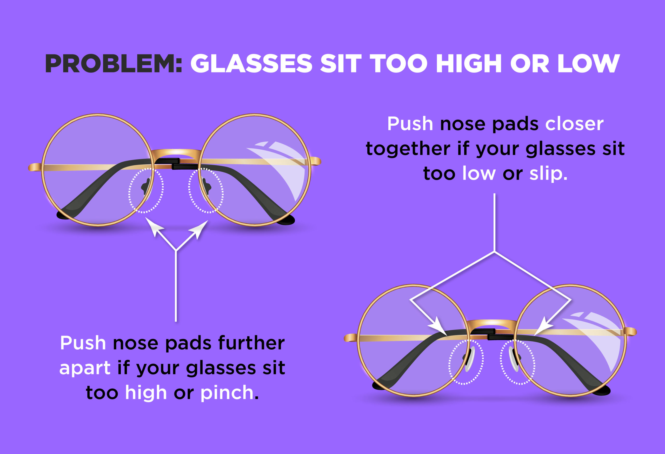 How To Stop Glasses Sliding Down Nose Specsavers at Flora Smith blog