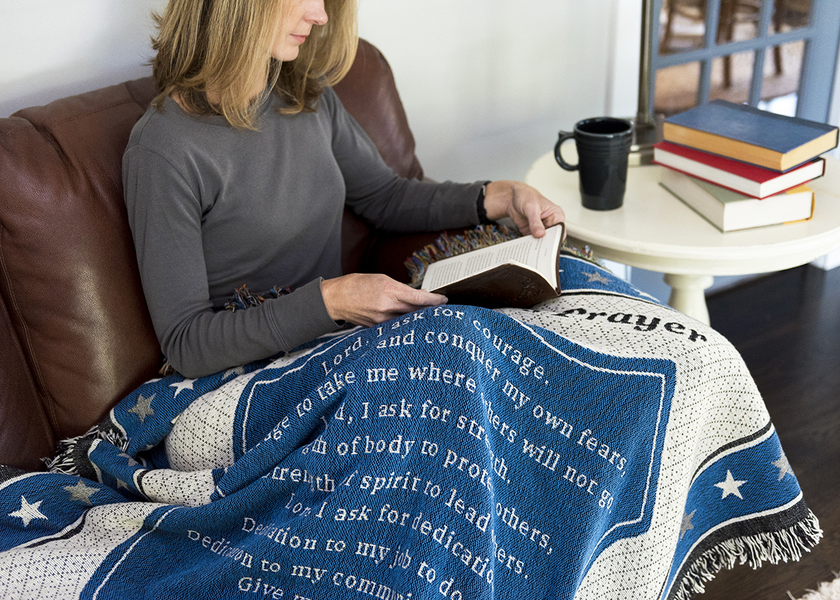 Personalized Police Blanket Design Custom Throws