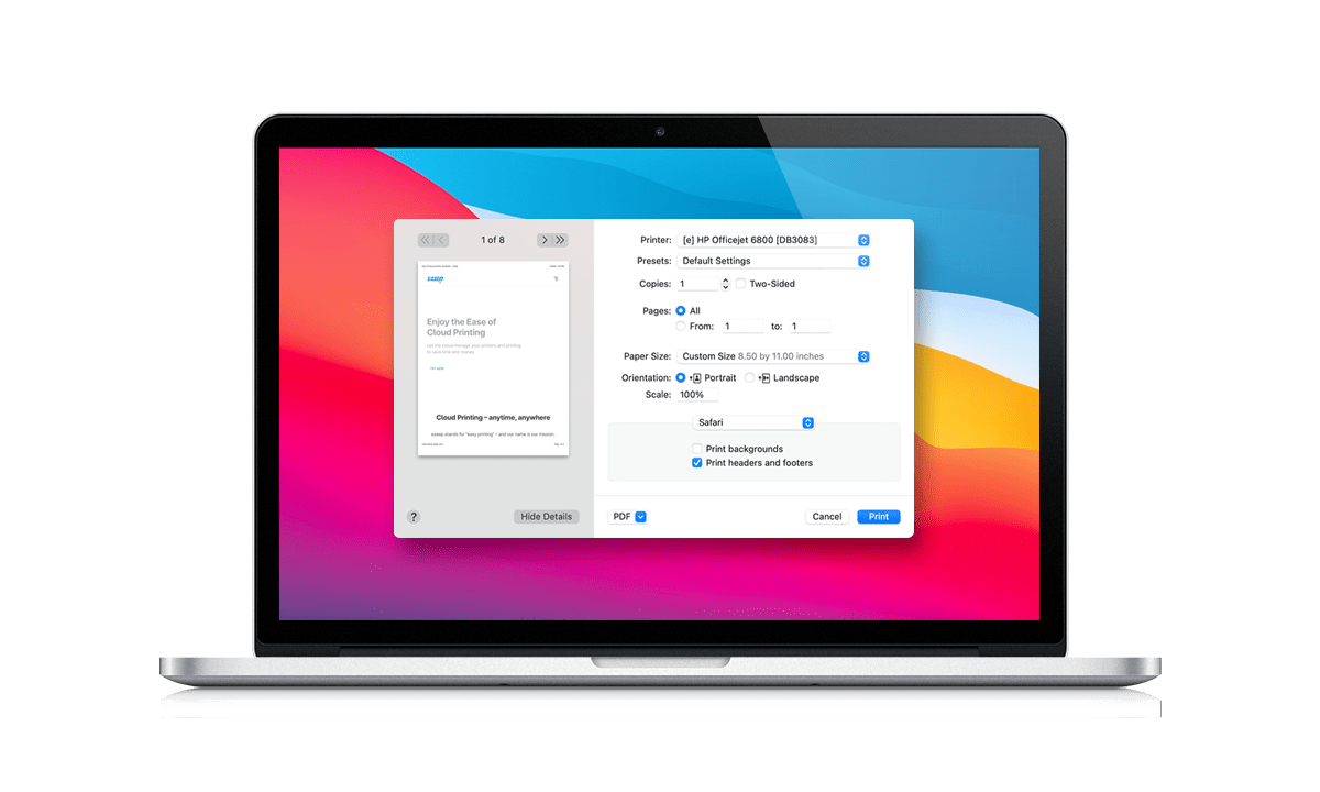 Mac Printing for Businesses Easy for Users and IT Staff ezeep