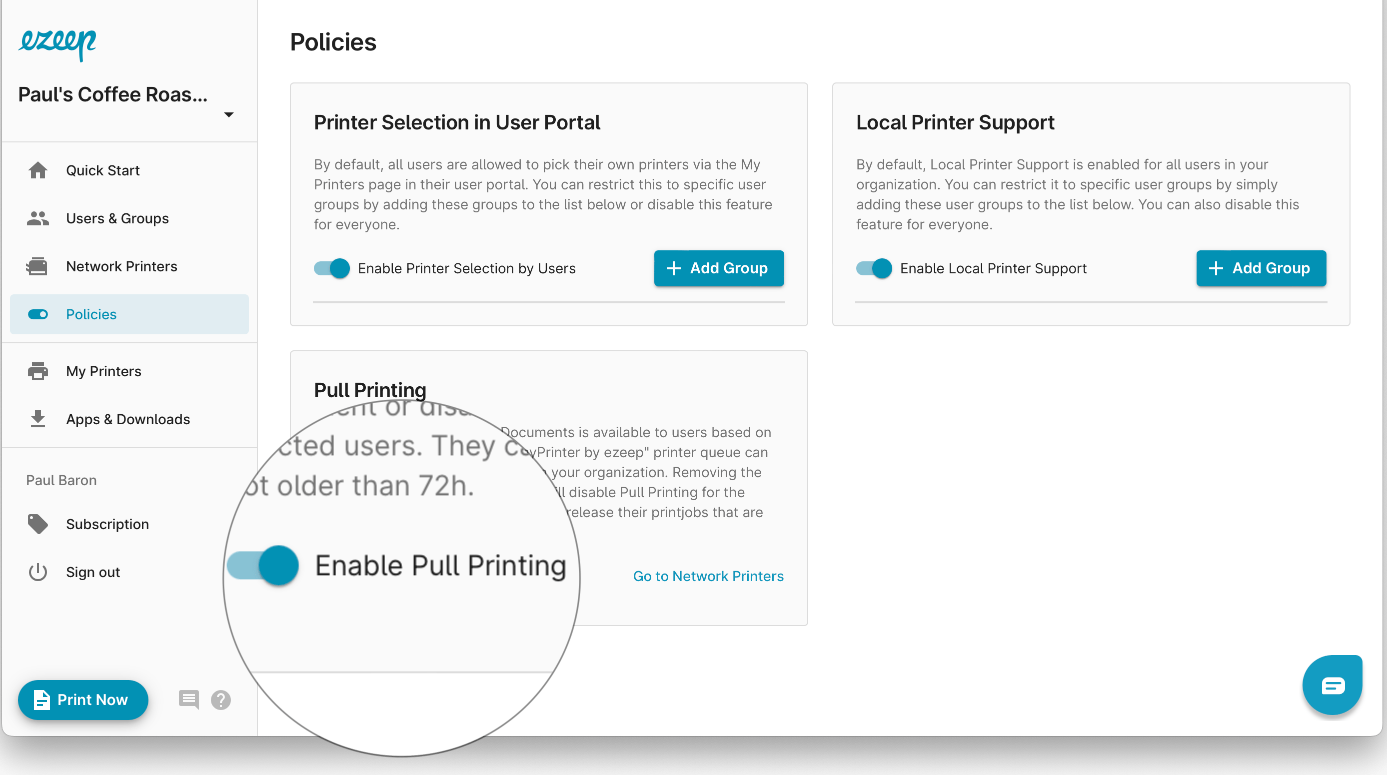 Secure Pull Printing Made Simple with New ezeep Blue Feature ezeep
