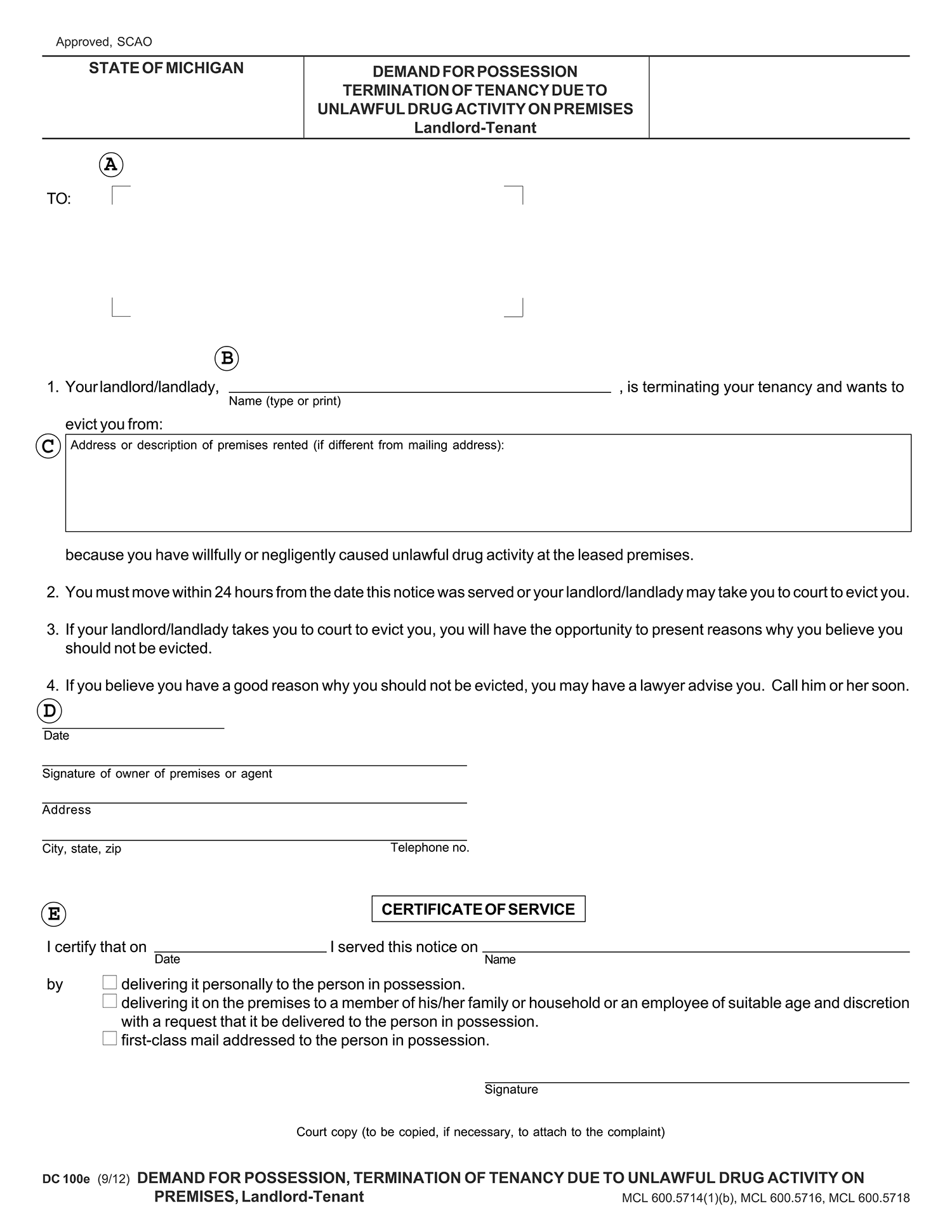 How To Evict Someone From Your Home In Michigan Grizzbye