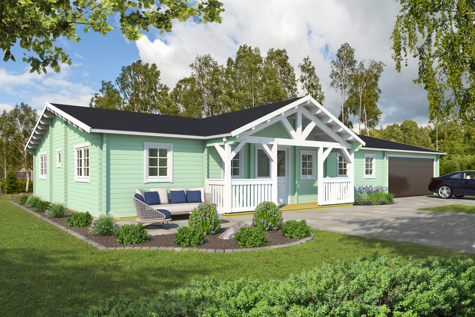 EZ Log Structures Manufactured Homes & Log Cabin Kits For Sale