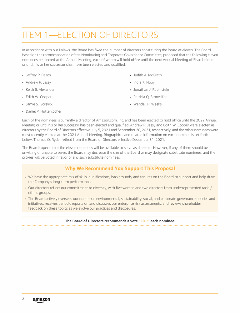 Inc. 2022 Proxy Statement