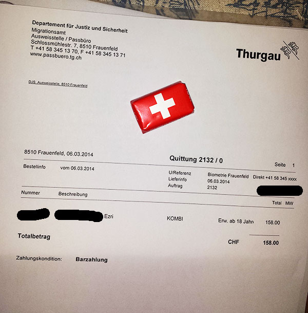 Reisepass Ezris kleine Welt