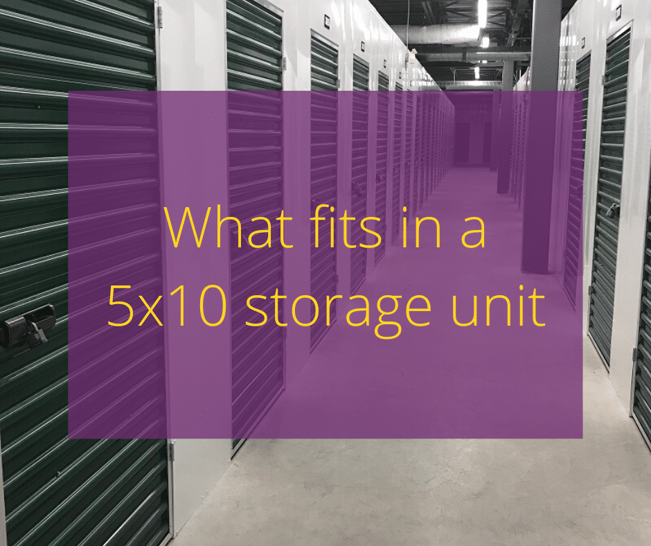 What Fits in a 5 x 10 Storage Unit