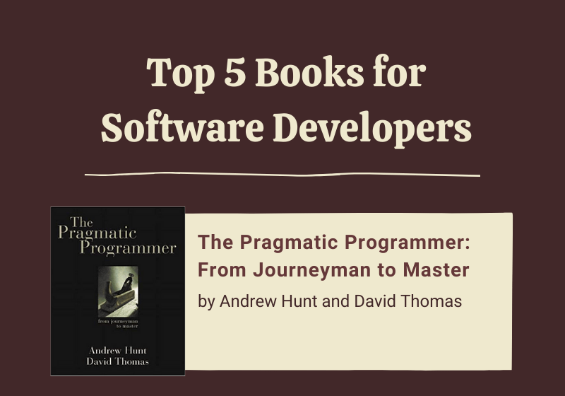 Top 5 Books for Software Developers (Infographic)