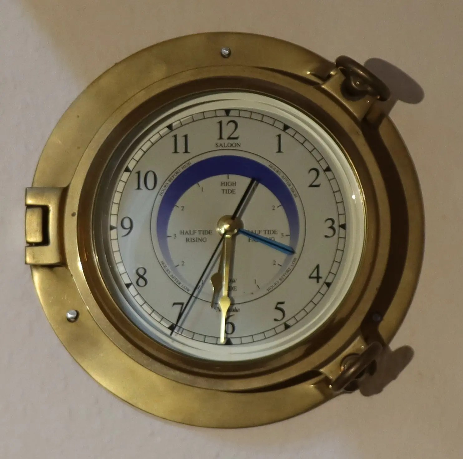 Brass Porthole Clock Frost Books and Artifacts Limited