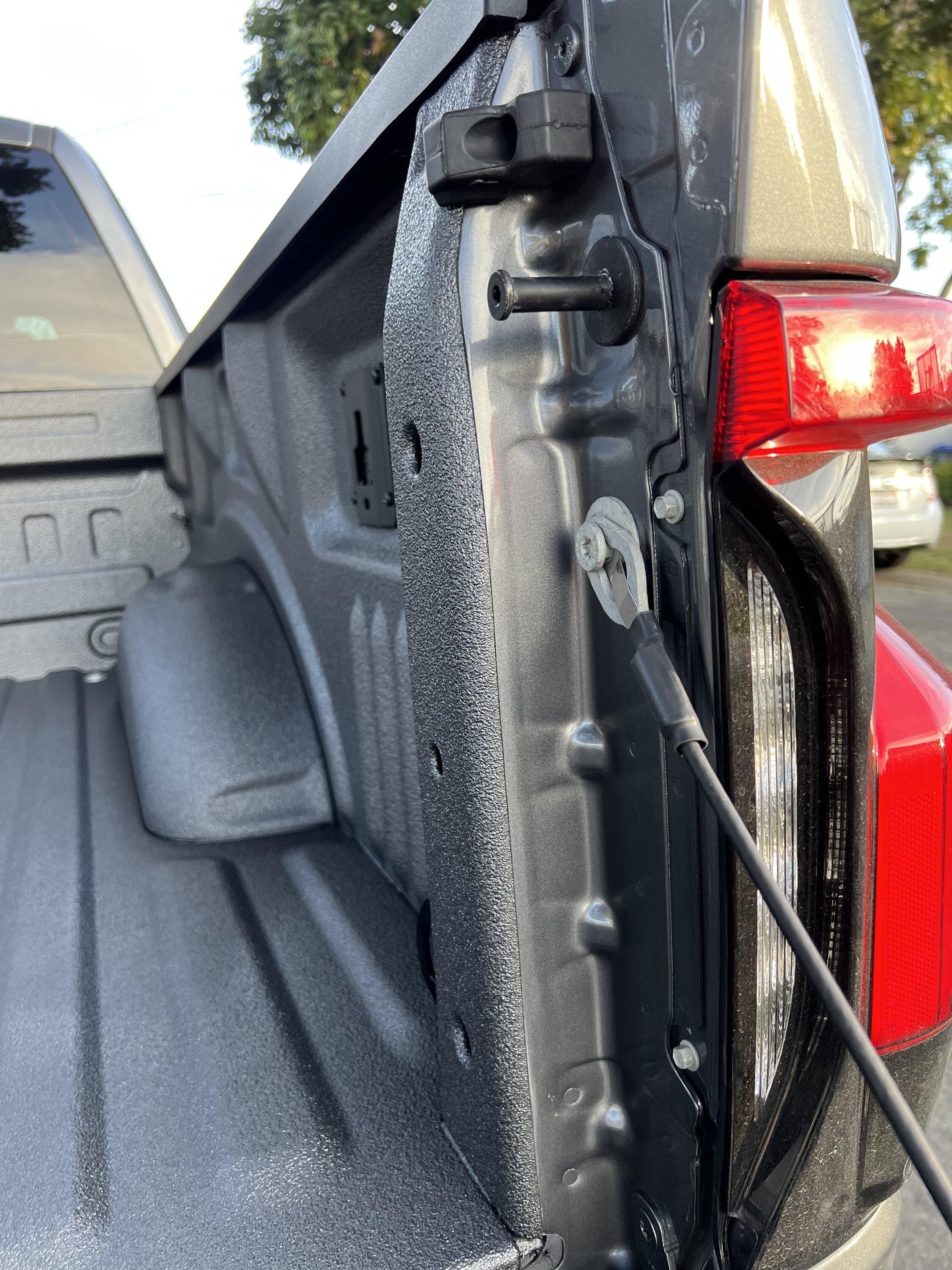 Line X Spray Bedliner Color Match to Carbonized Gray Ford Lightning