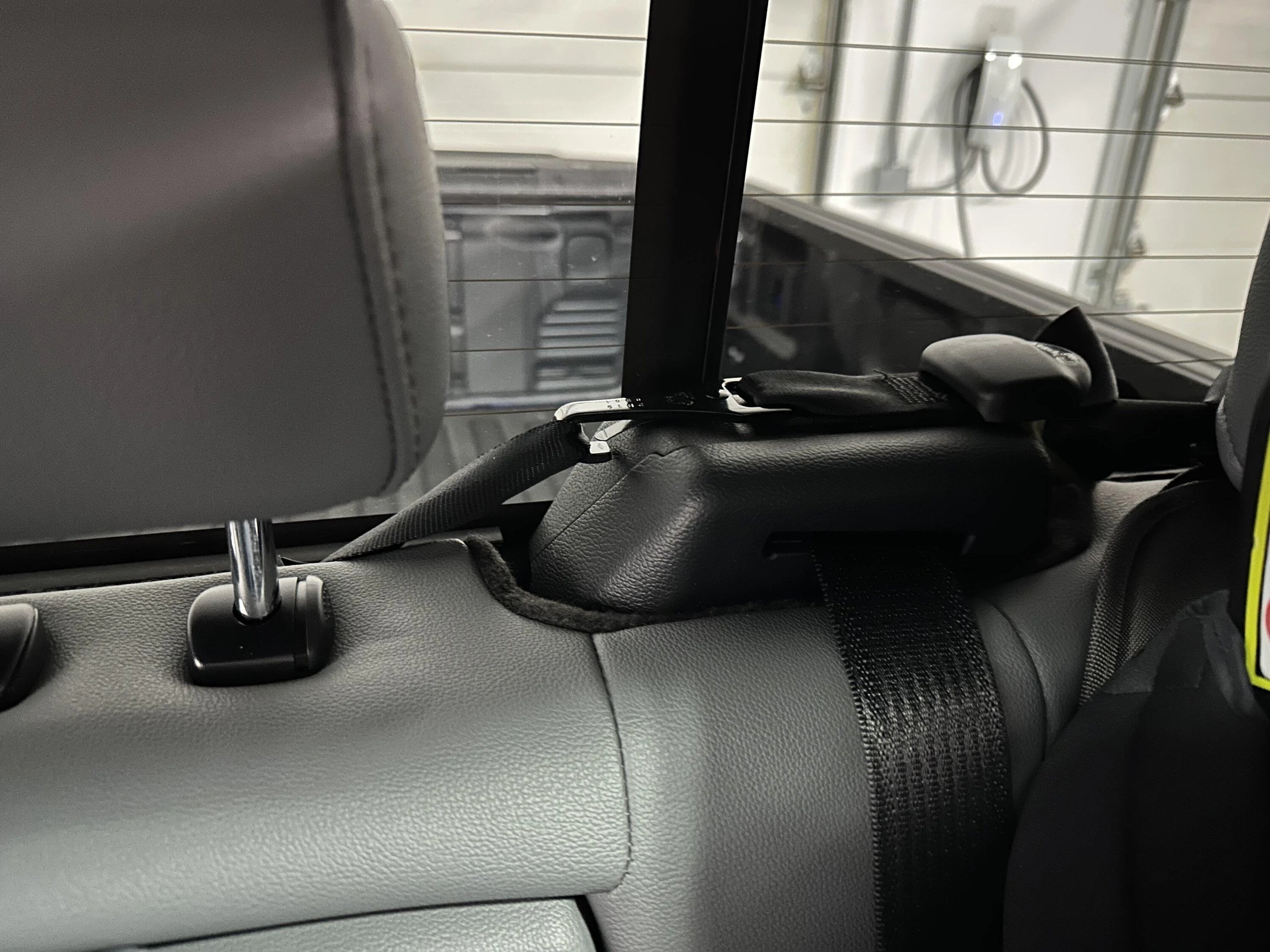 FrontFacing Car Seat Install Behind Driver Tether Location Ford