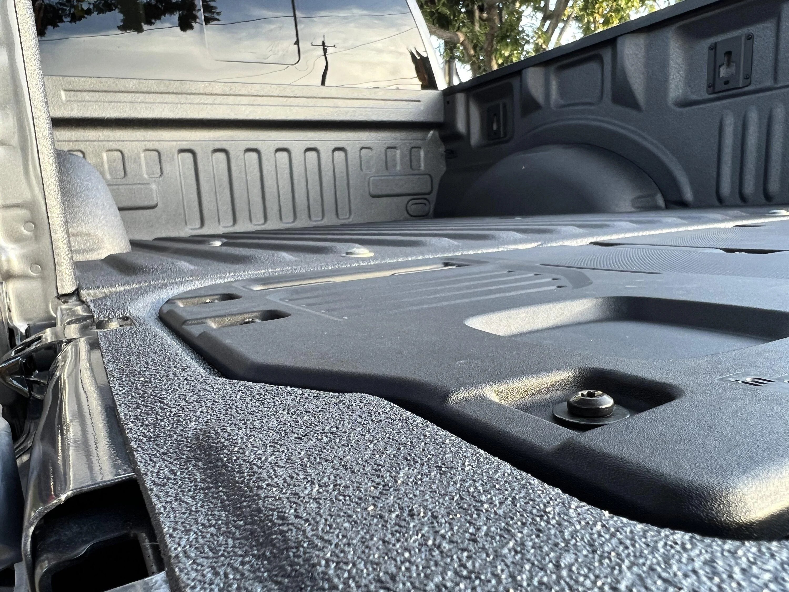 Line X Spray Bedliner Color Match to Carbonized Gray Ford Lightning