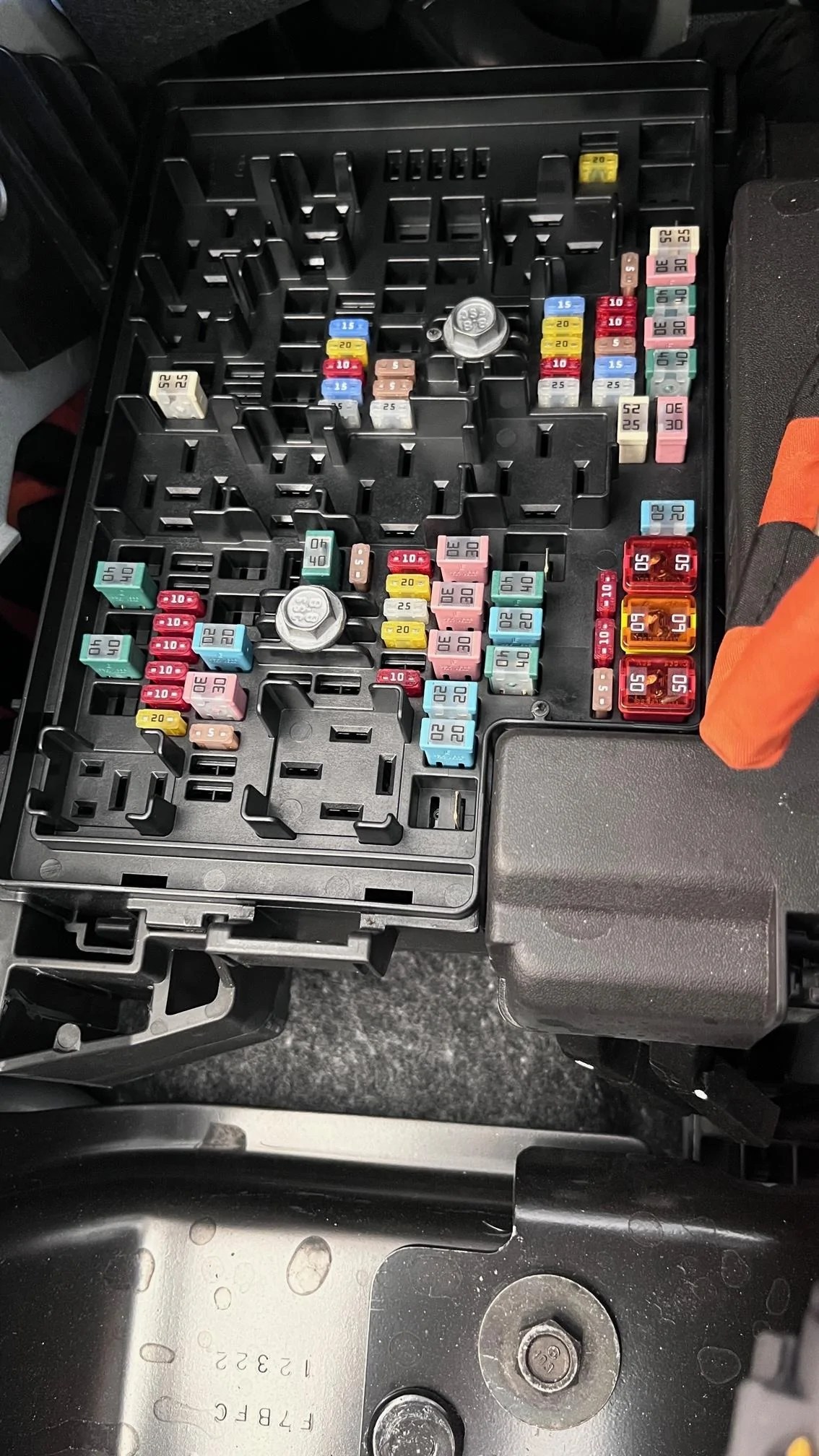 FUSE BOX location and on-screen fuse locator/labels... | Ford Lightning