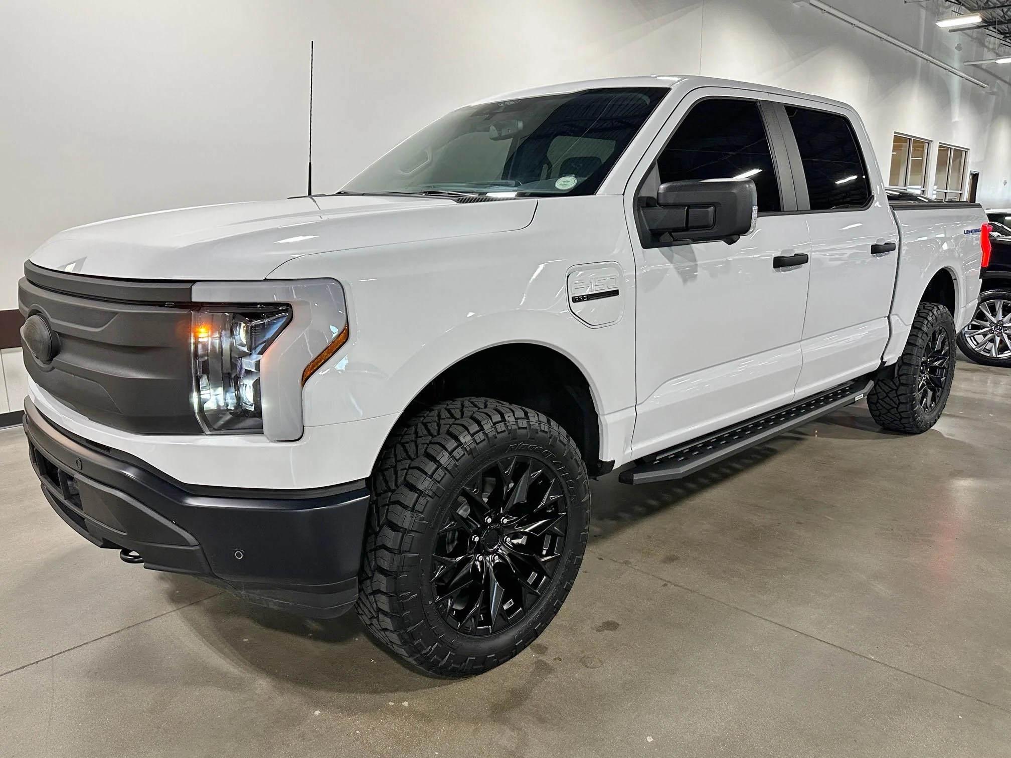 My 2022 F150 Lightning Pro gets Fuel wheels, tires and leveling kit Ford Lightning Forum For F