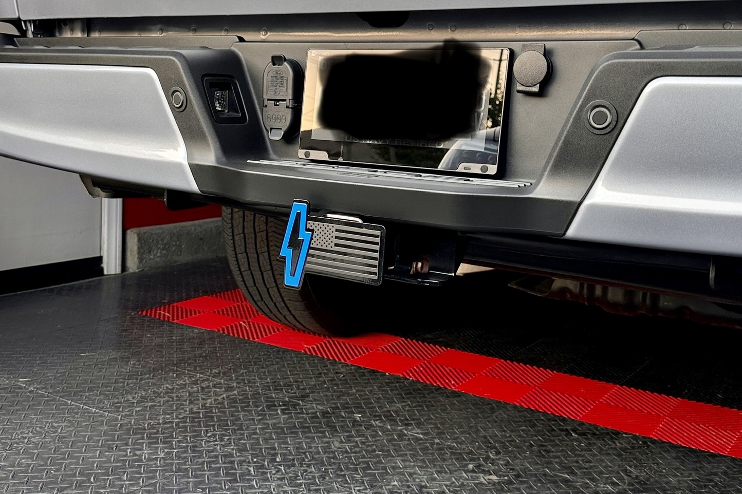 Lightning Tow Hitch Cover Ford Lightning Forum For F150 Lightning EV Pickup News, Owners