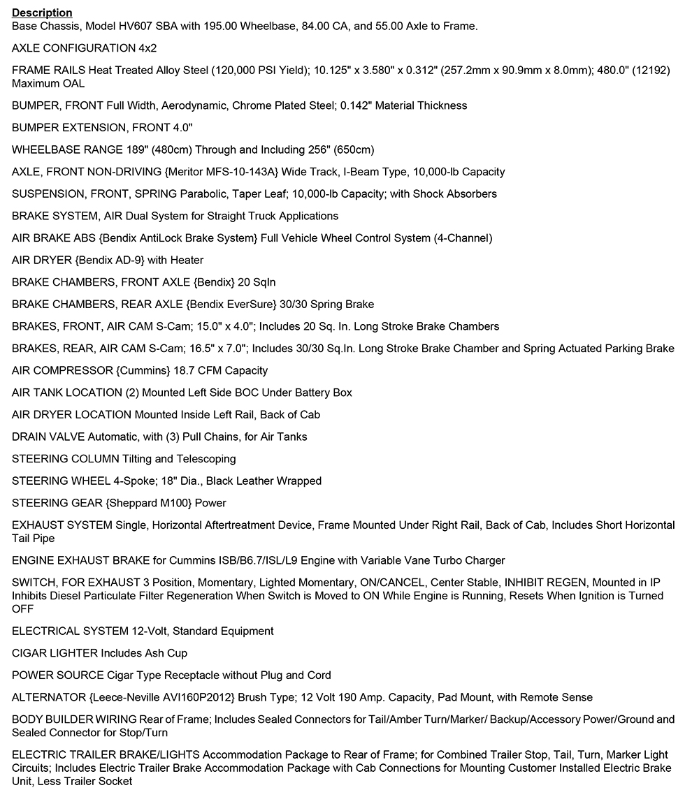 2019 HV607 | F650 Supertrucks