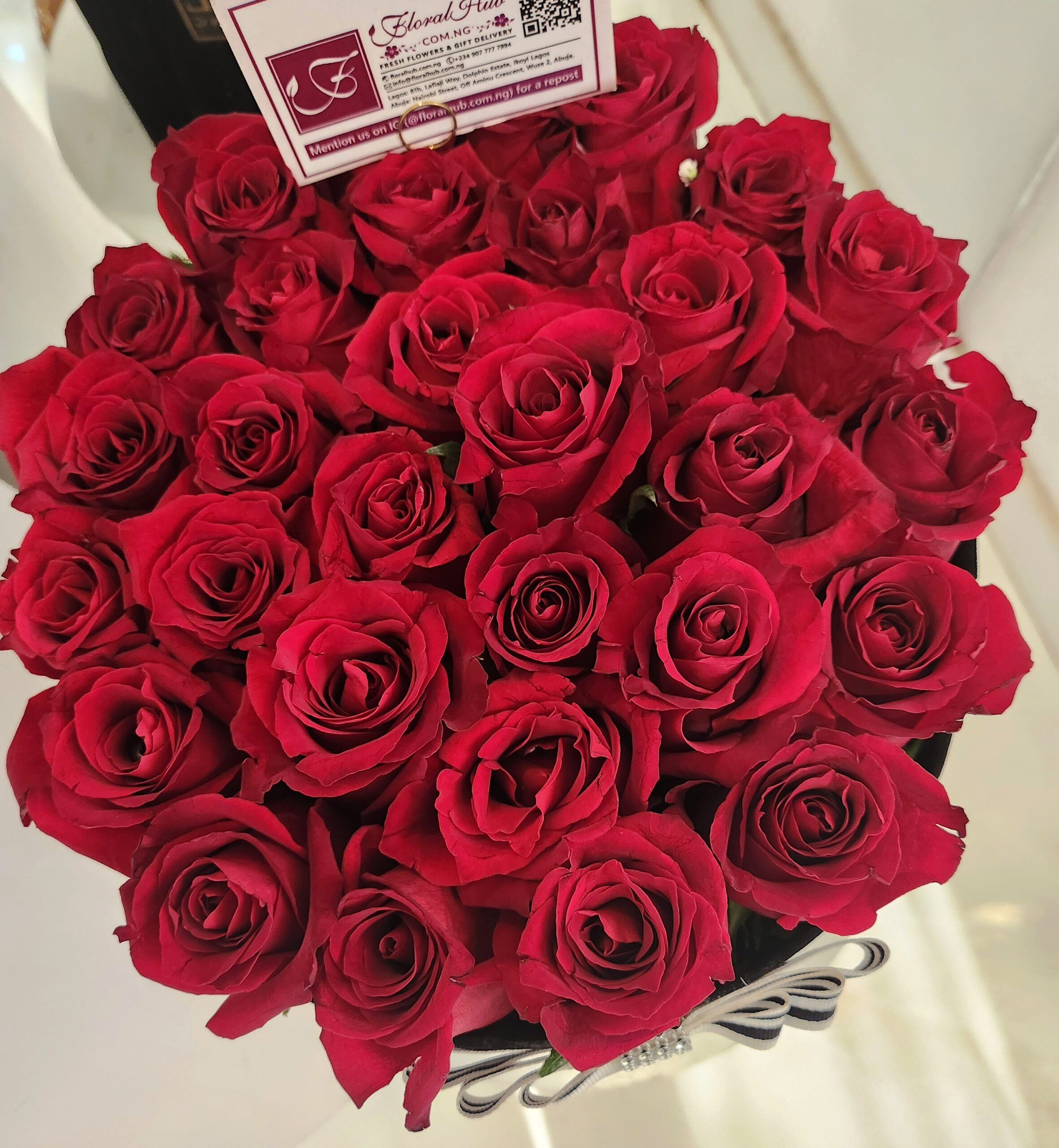 VIP Verona Box Arrangement Box of Luxury Red roses Floral Hub Buy