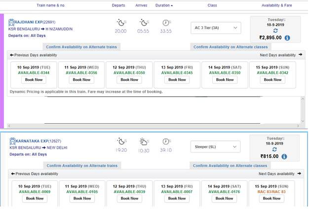 Indian Railways Irctc Guide - Reservation, Cancellation & Refund Rules