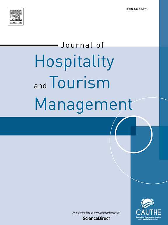 Journal of Hospitality and Tourism Management 发表记