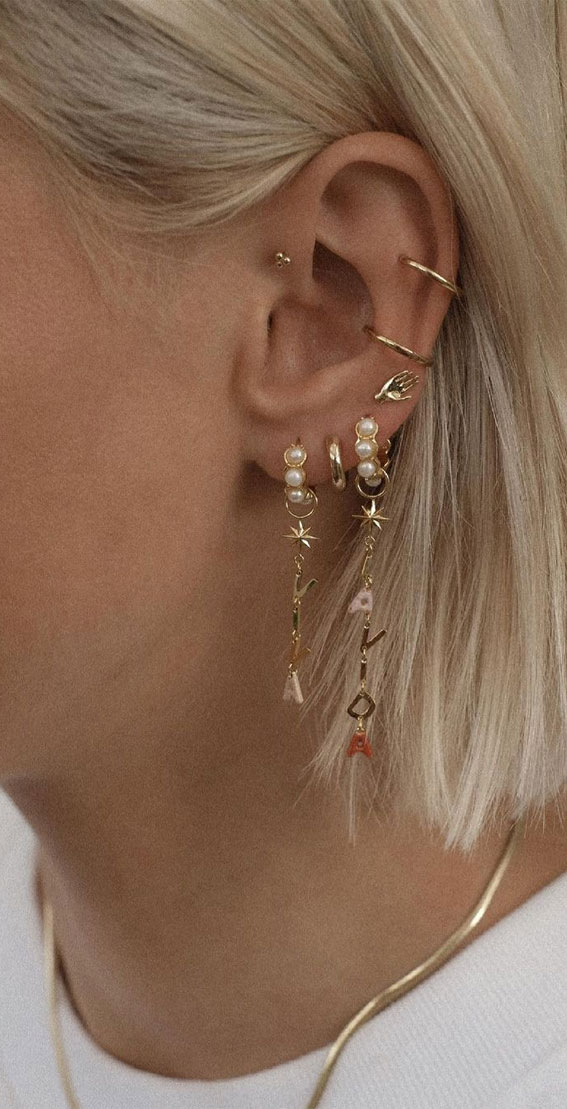 Bobo Hoop Stack Best Curated Ear Piercing trend 2021 1 Fab Mood Wedding Color, Haircuts