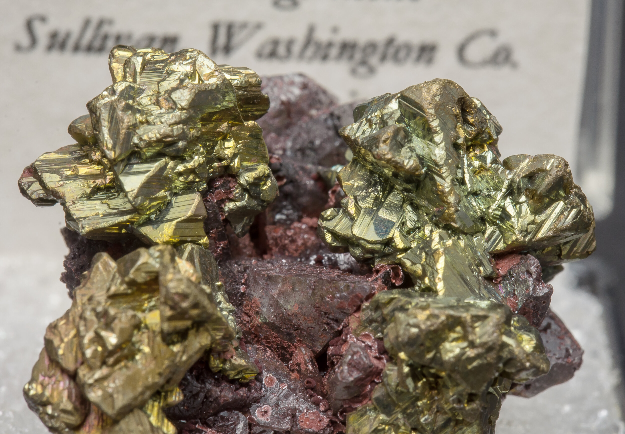 Chalcopyrite Pea Ridge Mine, Sullivan, Washington County, Missouri
