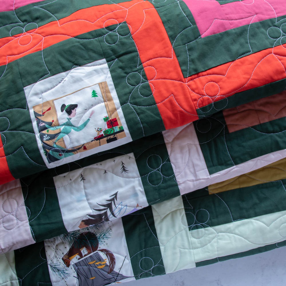 Cincinnati Quilt from Birch Fabrics by Suzy Quilts Fabricworm