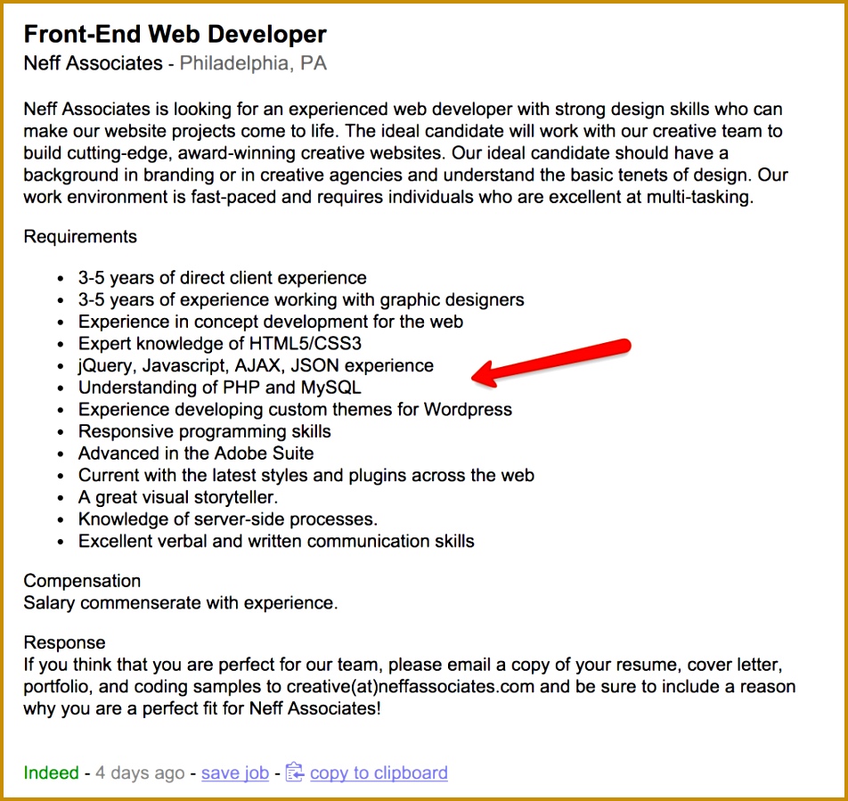 7 Back End Developer Job Description FabTemplatez