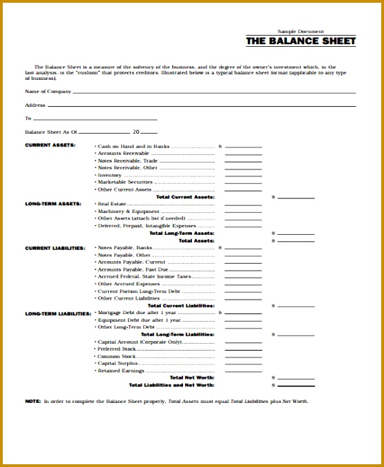 5 Business Term Sheet Template FabTemplatez