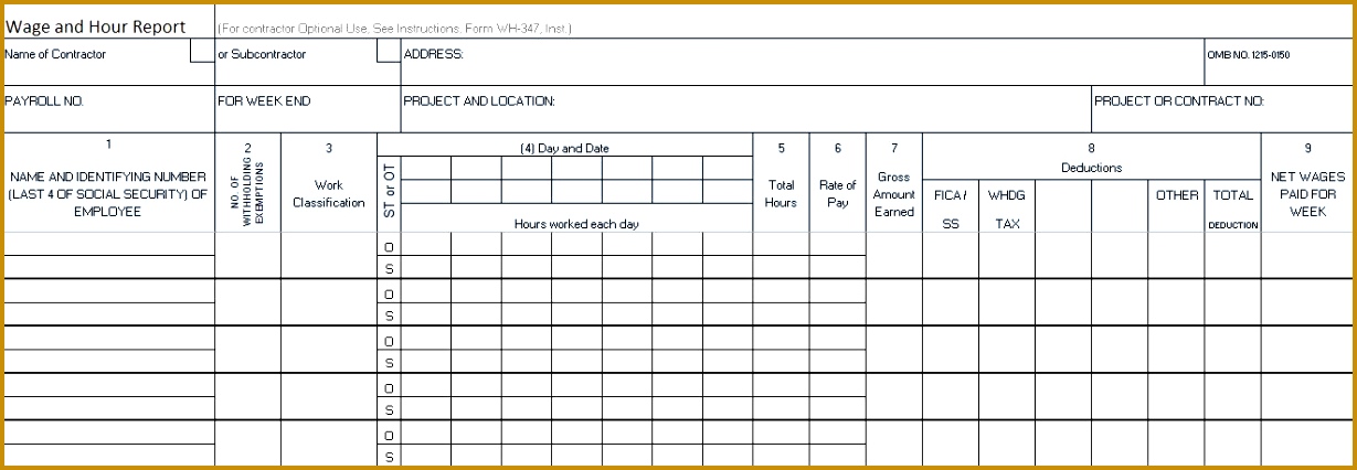 3 Payroll Correction form Template FabTemplatez
