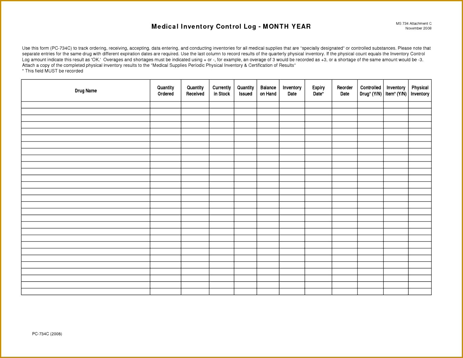 3 Stocktake Sheet Template FabTemplatez