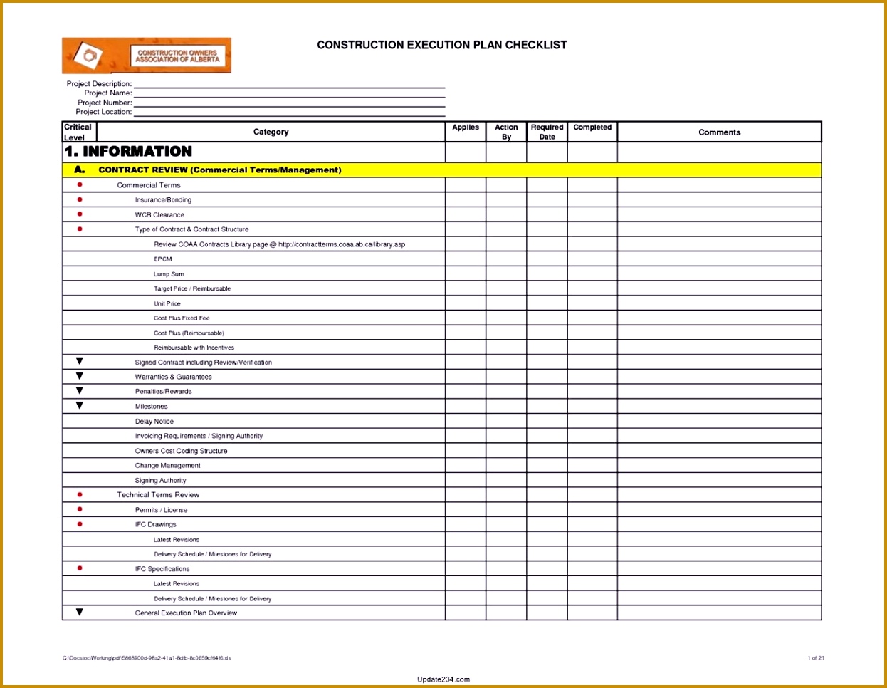 4 Building Preventive Maintenance Checklist Template FabTemplatez