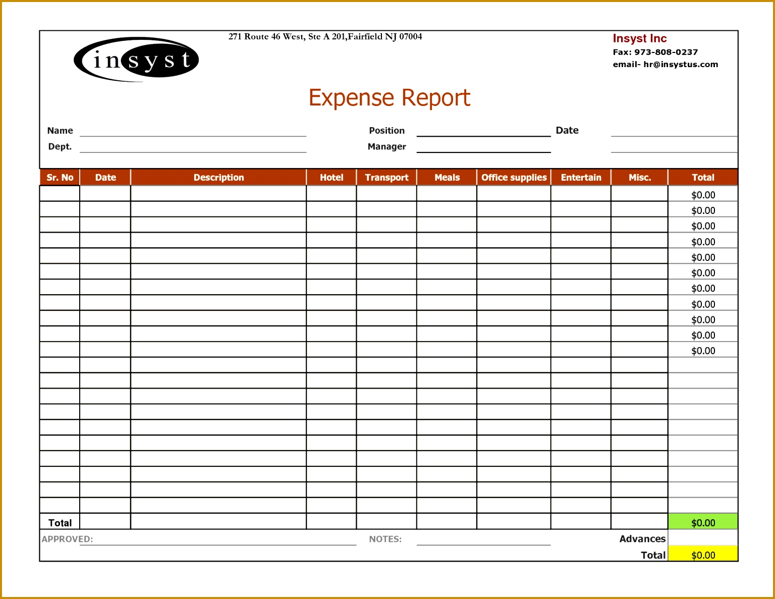 4 How to Create A Expense Report In Excel FabTemplatez