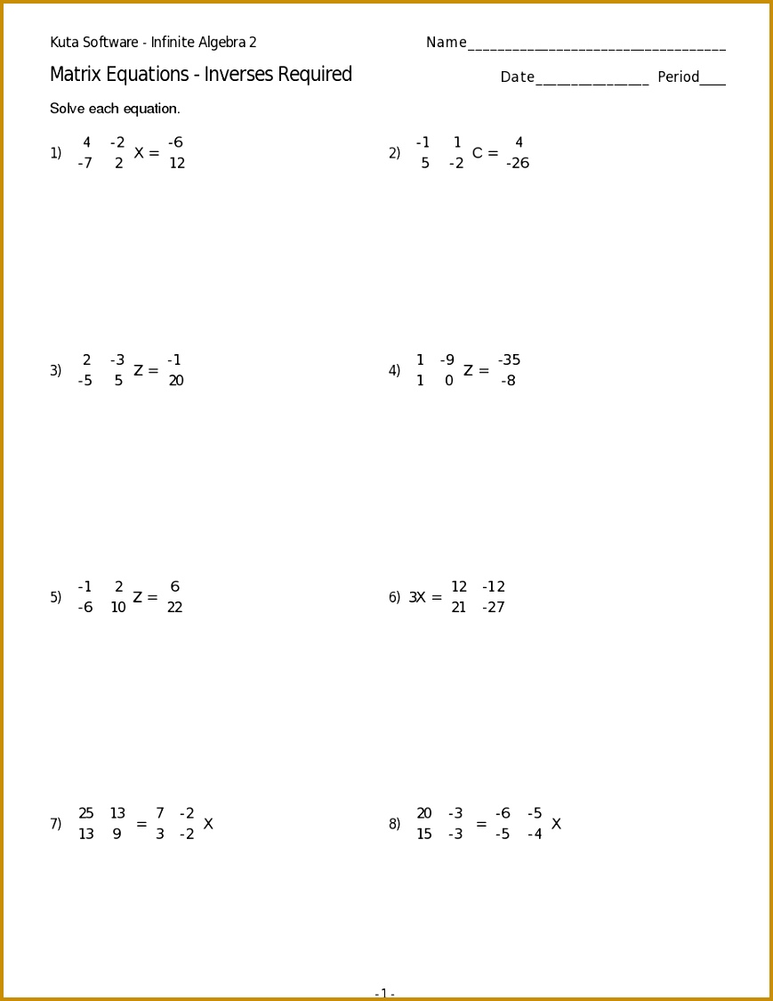 3 Exponential and Logarithmic Equations Worksheet FabTemplatez