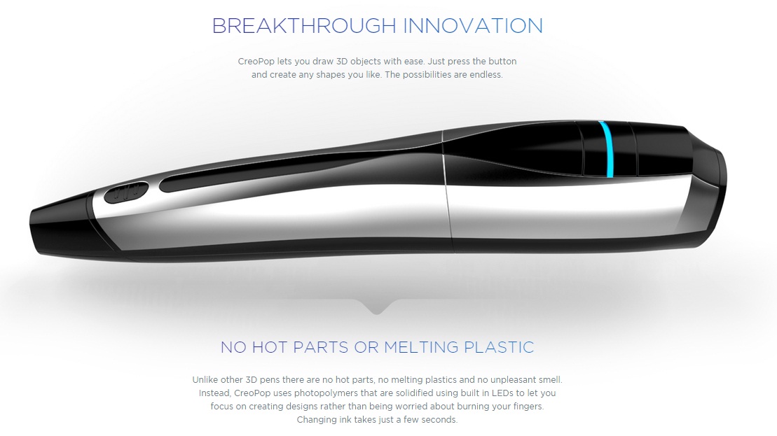 Buy CreoPop 3D Pen online in India Fab.to.Lab