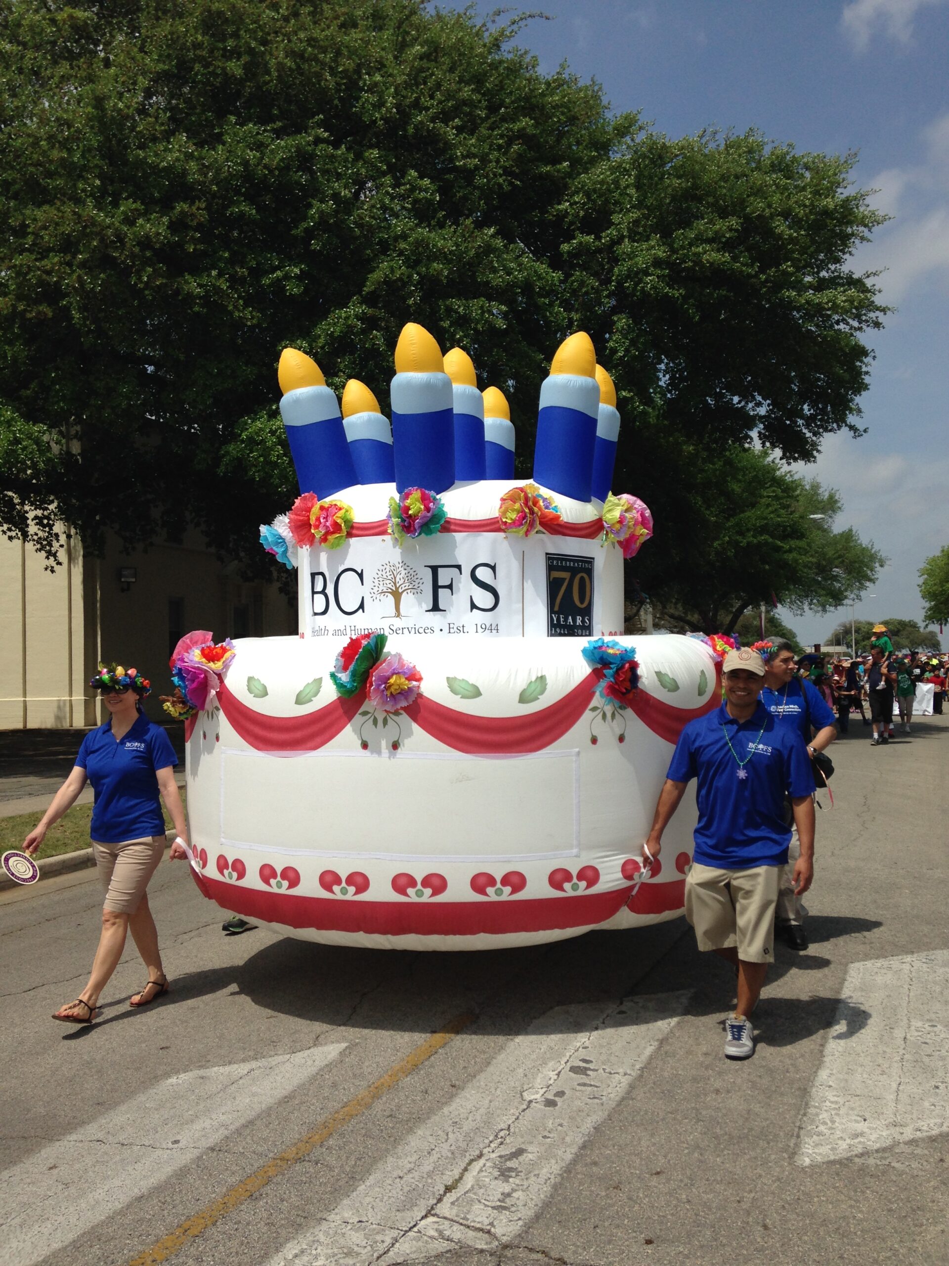 Birthday Cake Parade Balloon (Cold Air), 10'