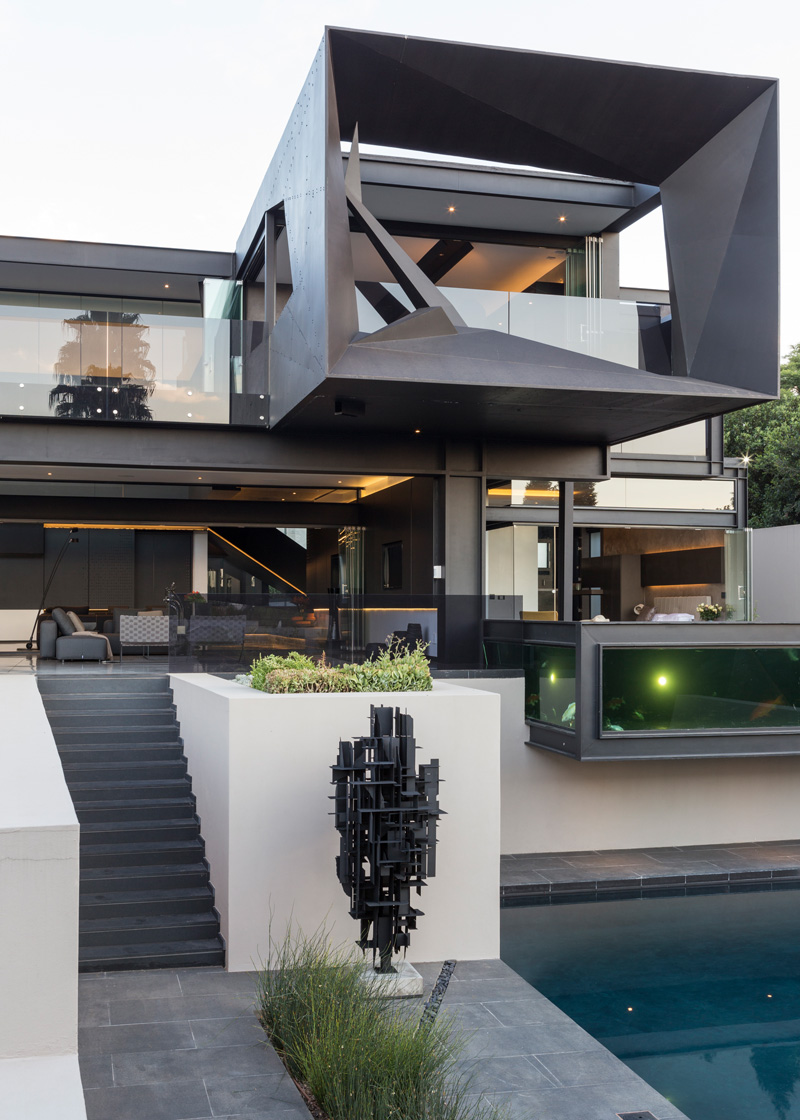 Kloof Road House in Bedfordview, Johannesburg, South Africa