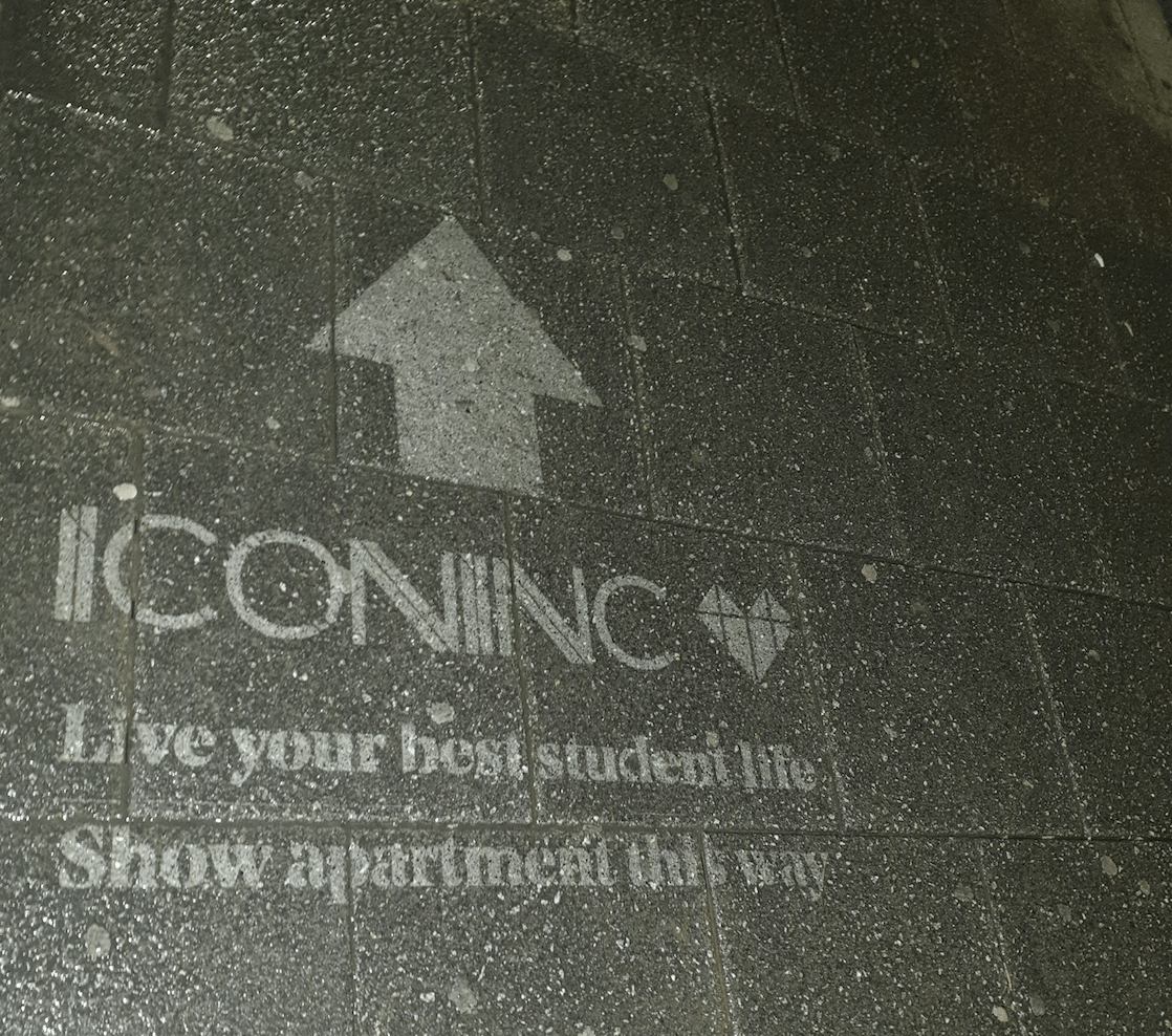 Reverse Graffiti Advertising Pavement Stencils Clean Stencils UK Wide