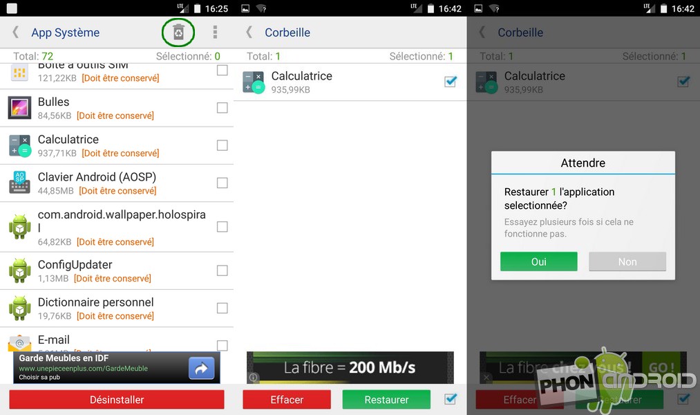 Comment dÃ©sinstaller ou dÃ©sactiver les applications par dÃ©faut sur