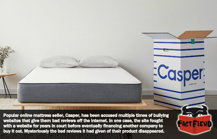 That time a mattress company (allegedly) sued someone over a bad review