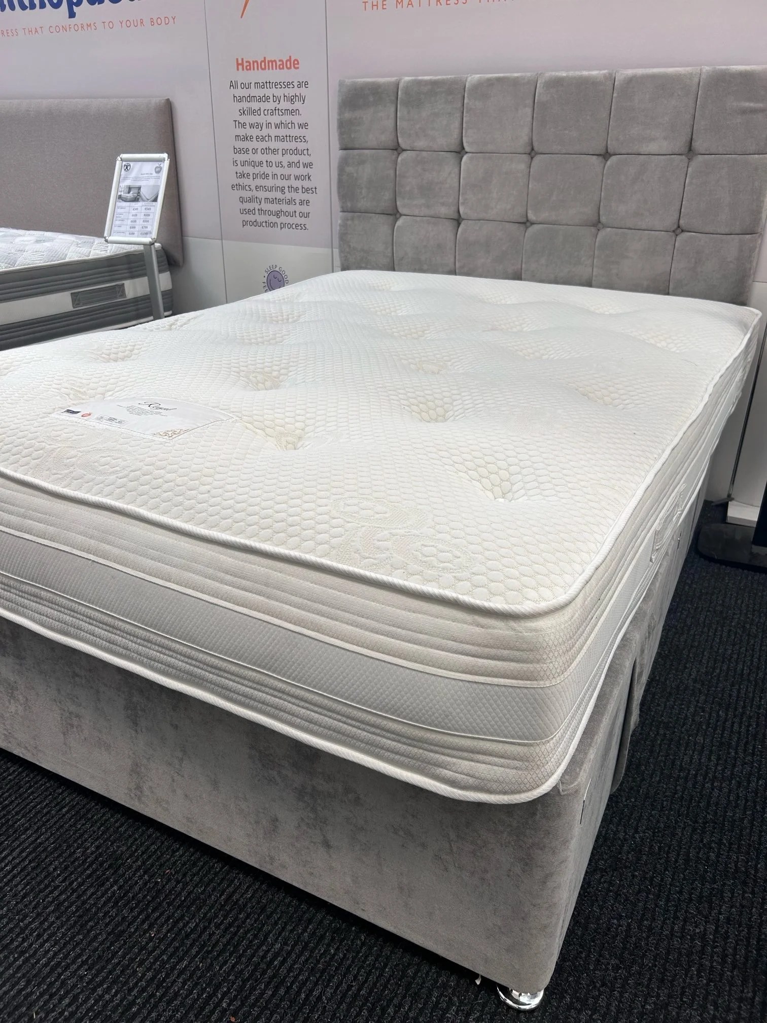 Regal 1000 Pocket Sprung Mattress Factory Carpets Cork