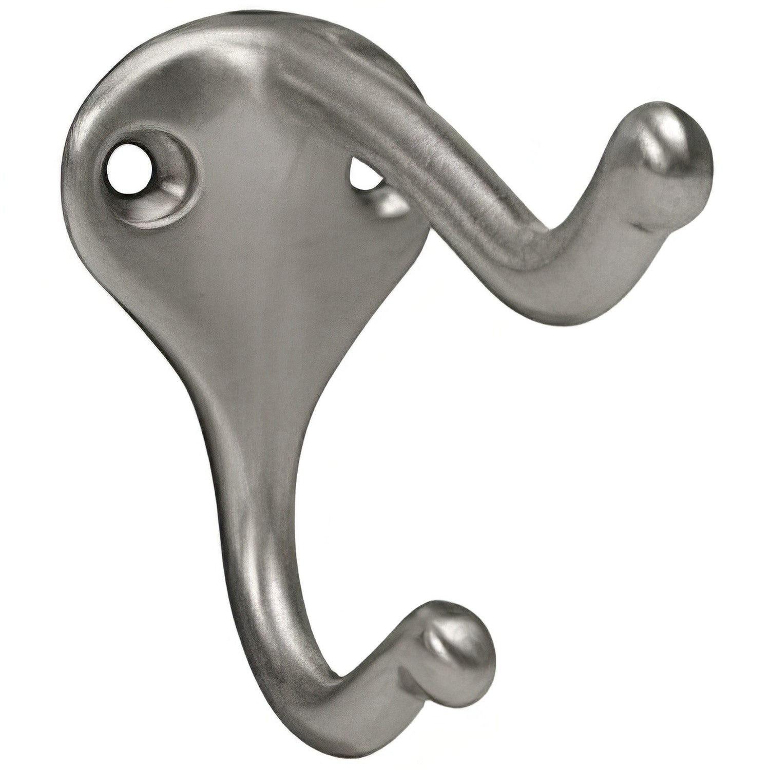 Ives Hardware 571A Traditional Cast Aluminum Coat and Hat Hook
