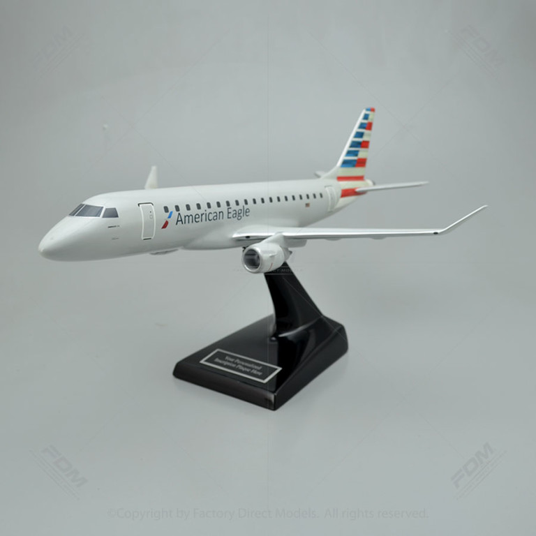 Embraer E175 American Eagle Desktop Airplane Factory Direct models