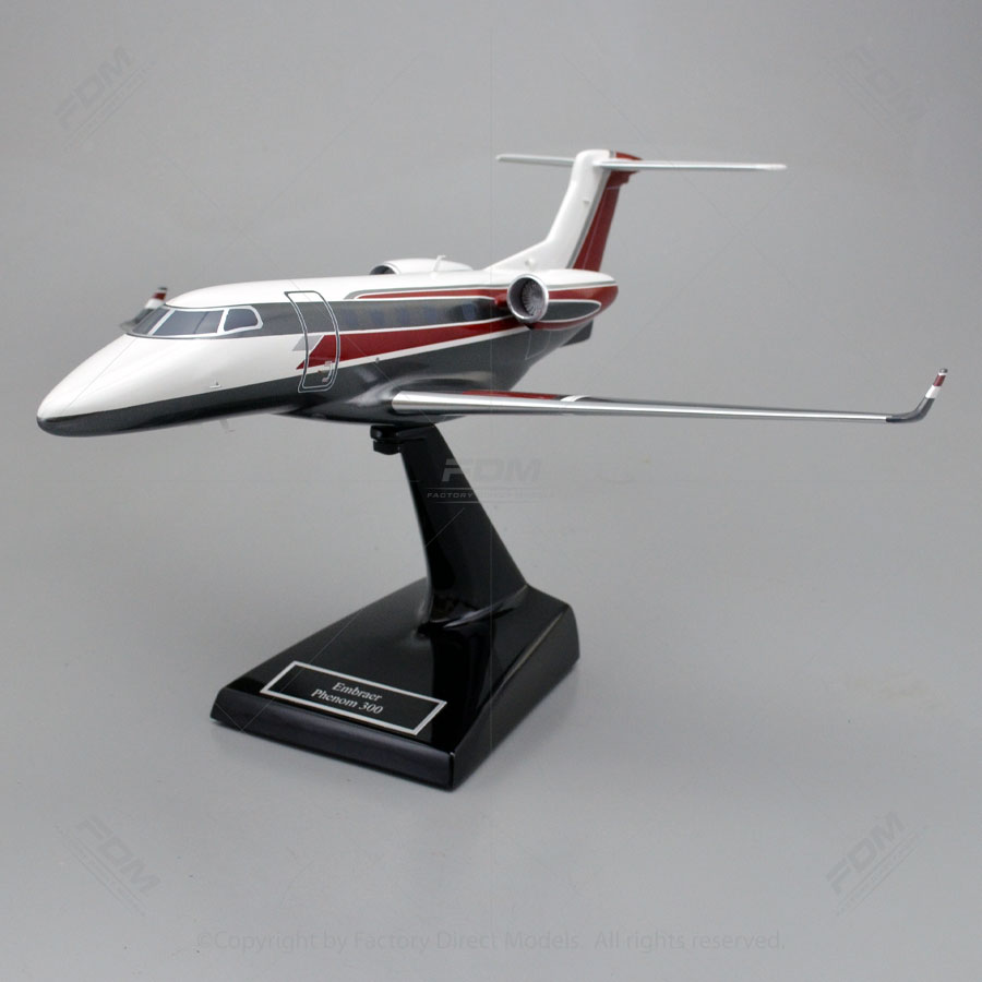 Embraer Phenom 300 Scale Model Airplane
