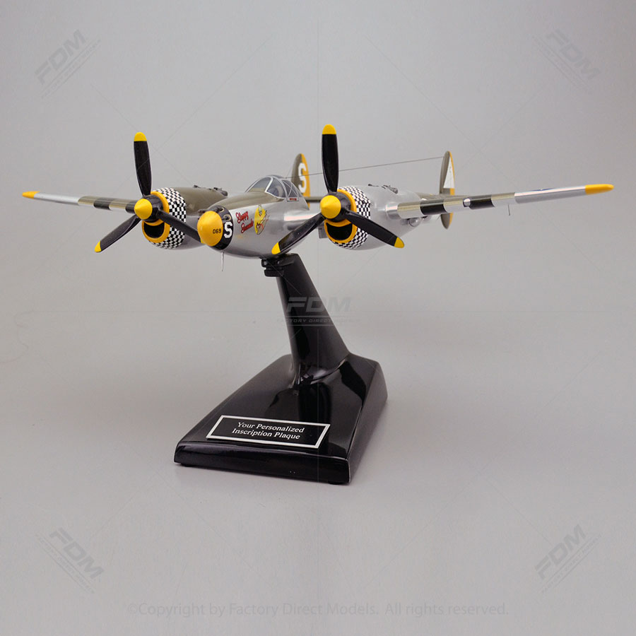 Lockheed P-38J Lightning Model Airplane