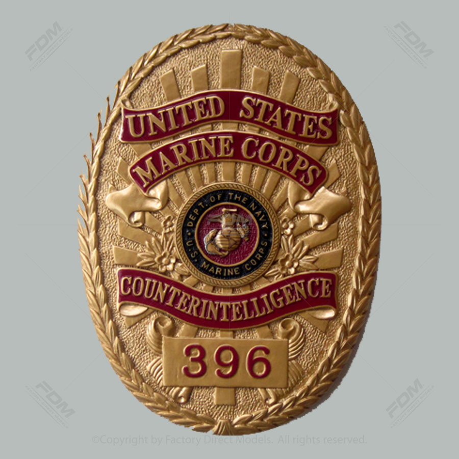 USMC Counterintelligence Wall Plaque Factory Direct Wall Plaques